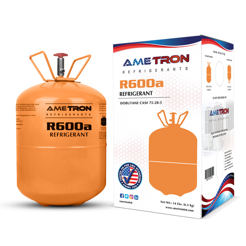 R600a Ametron Refrigerants® - Cooling Expert – Ametron Synthetic Gas  Trading L.L.C